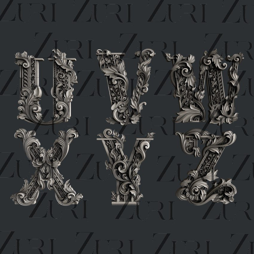 UVWXYZ Monograms image 0