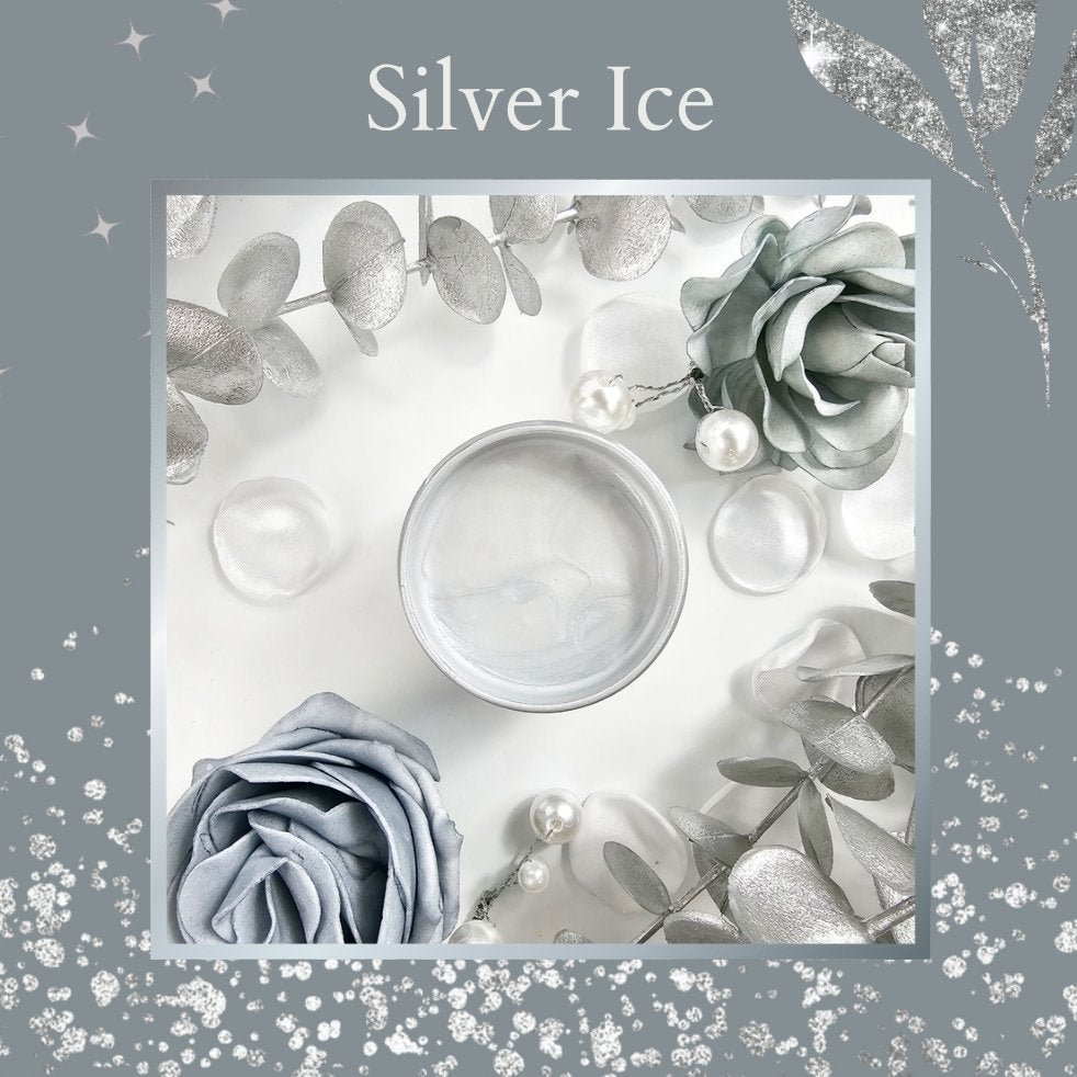 Paint Couture Lux Metallic Paint - Silver Ice - 1fl.oz image 0