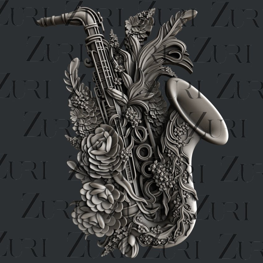 Floral Saxophone image 0