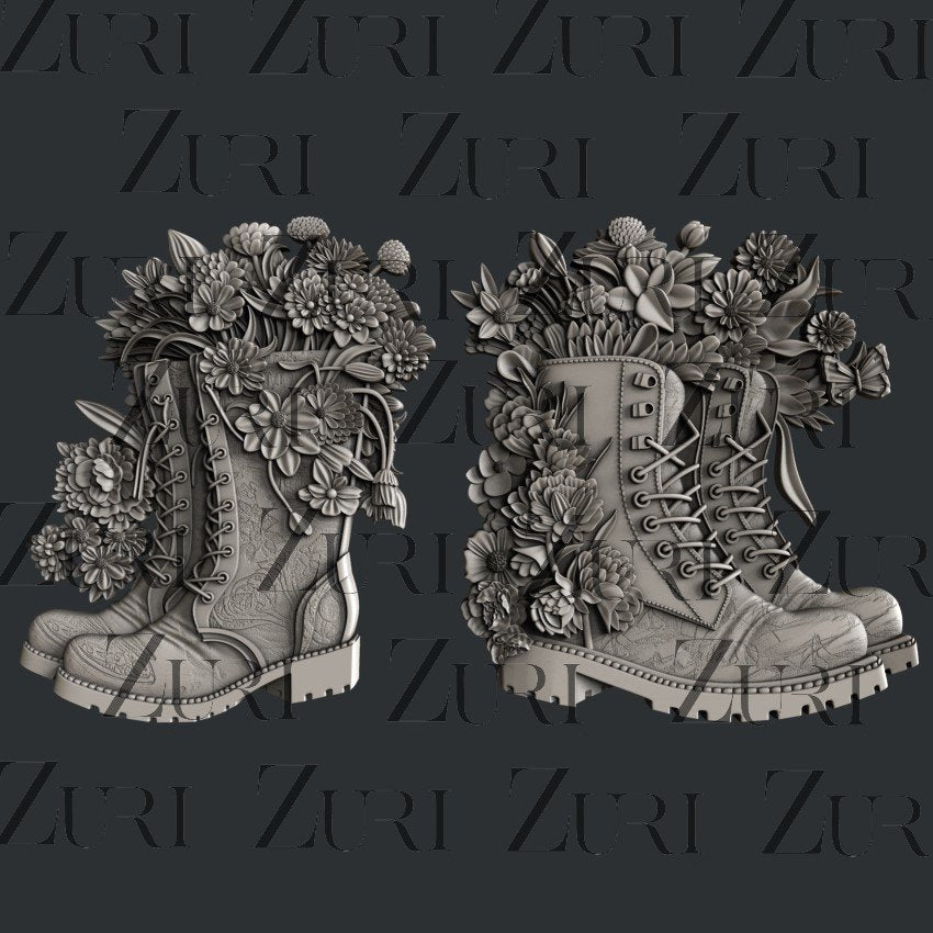 Floral Boots image 0