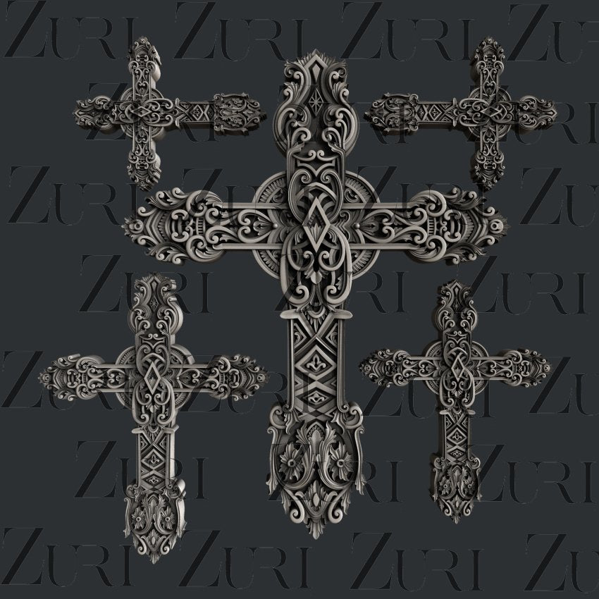 Ornate Crosses Set 2 image 0