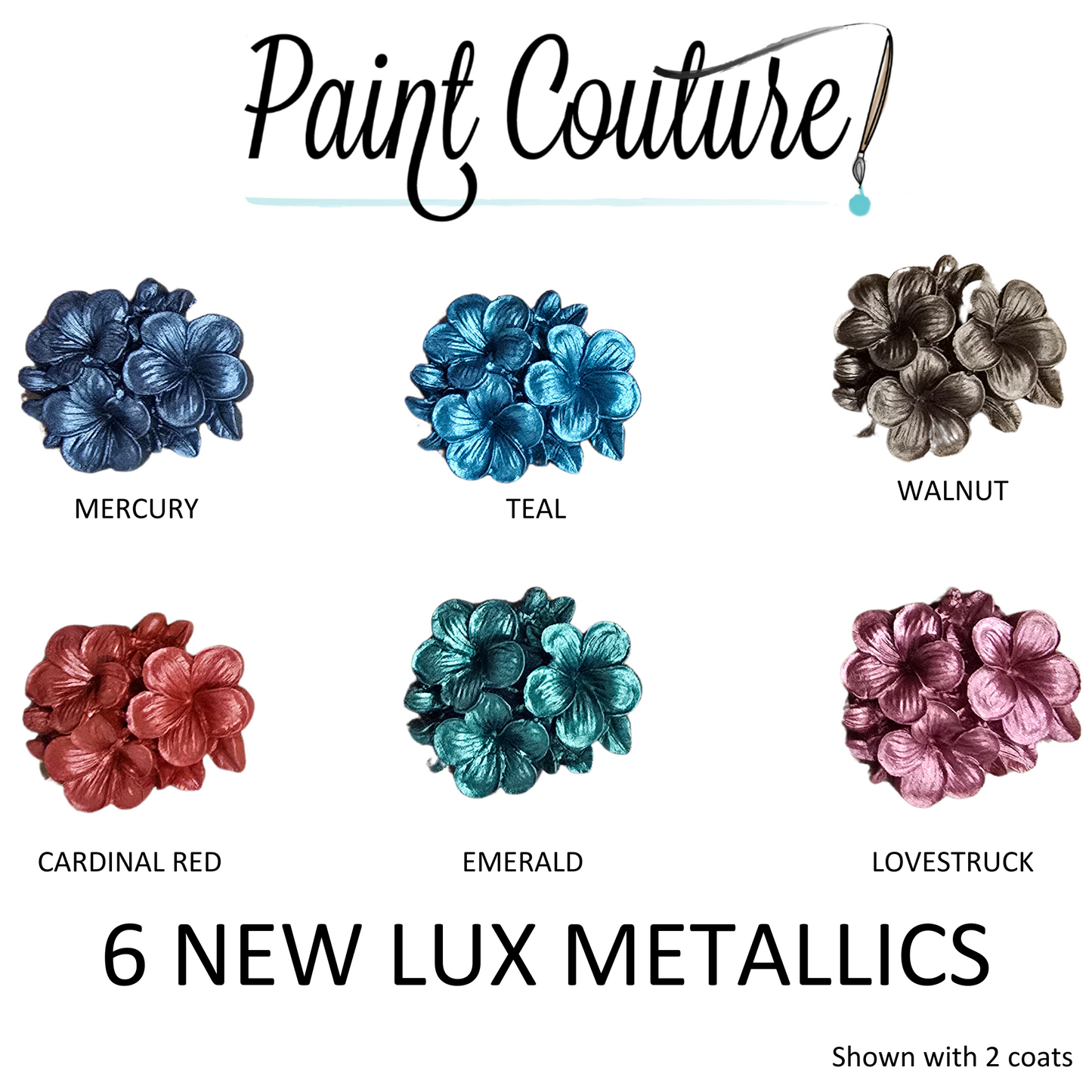 Paint Couture Lux Metallic Paint - 40 colors - 1fl.oz/each