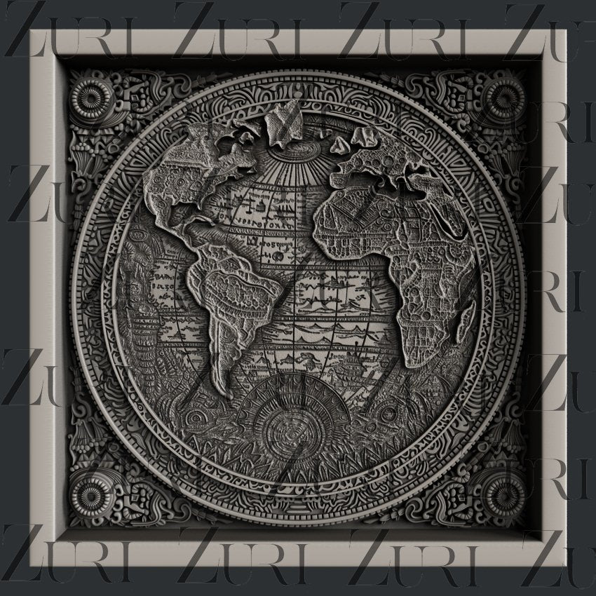 World Map Coaster image 0