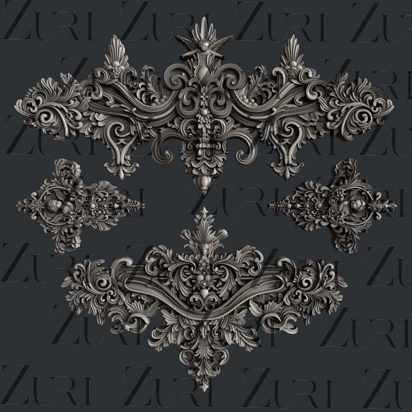 Baroque Ornaments Set 1 image 0
