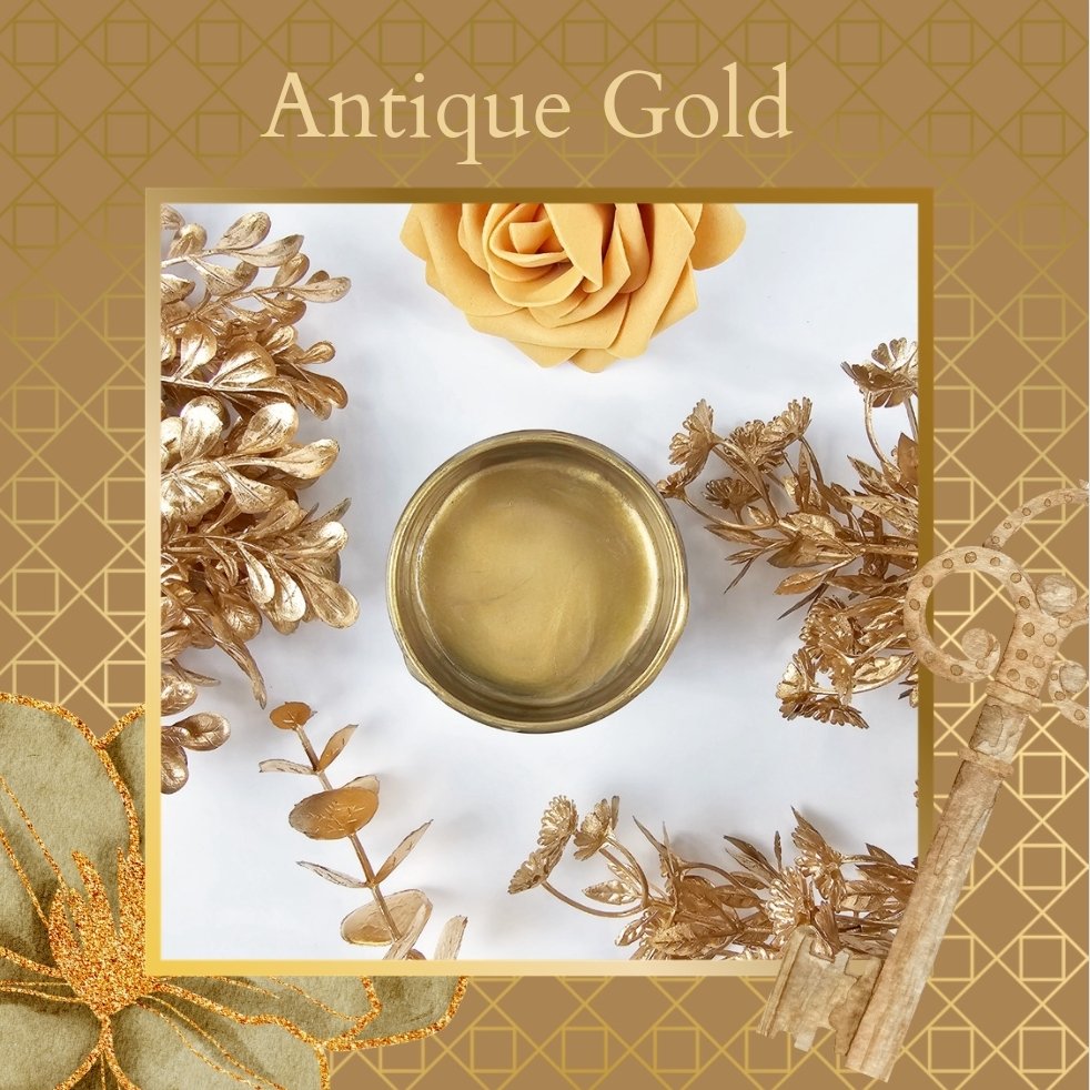 Paint Couture Lux Metallic Paint - Antique Gold - 1fl.oz image 0