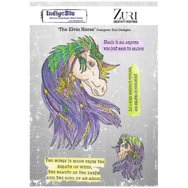 The Elven Horse Stamp image 2