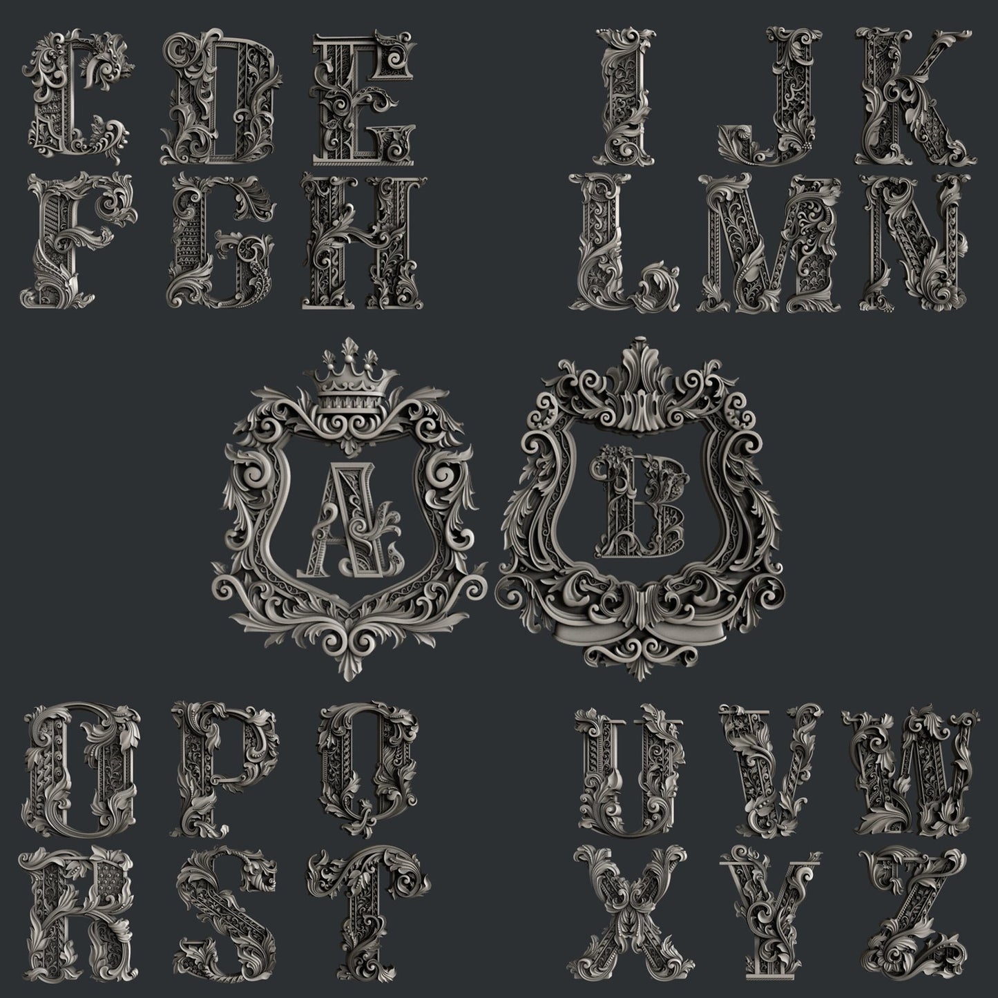 Complete Monogram Set image 0