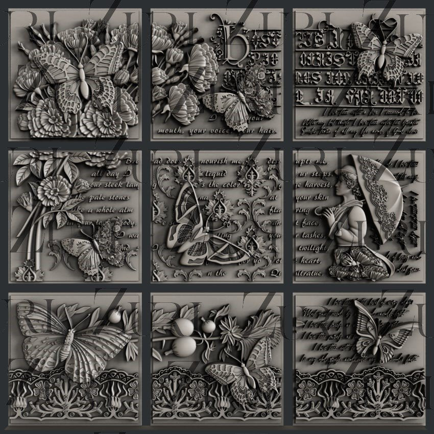 Vintage Florals Complete Set image 0