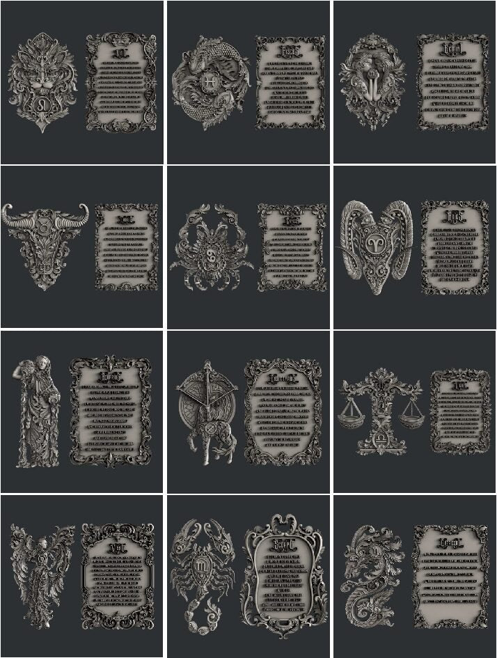 Complete Zodiac Set image 0