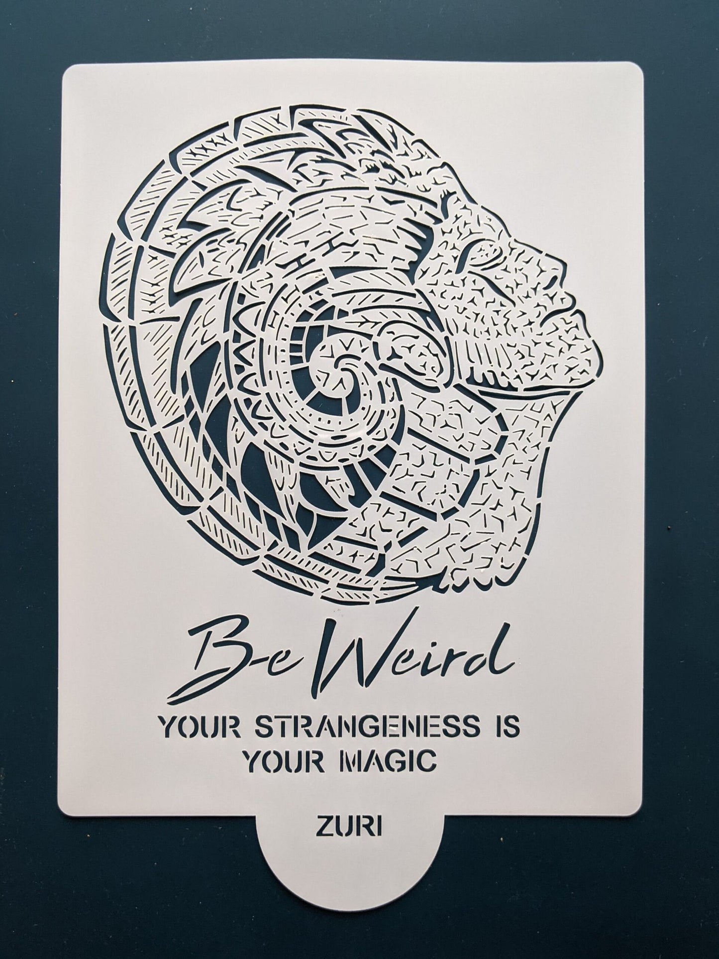 Be Weird - Stencil image 0