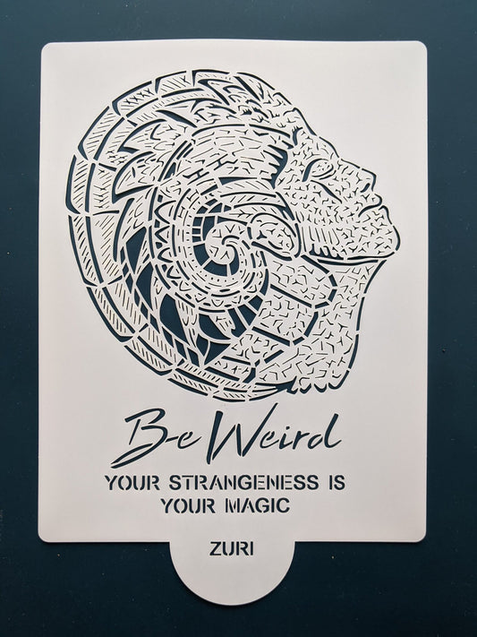 Be Weird - Stencil image 0