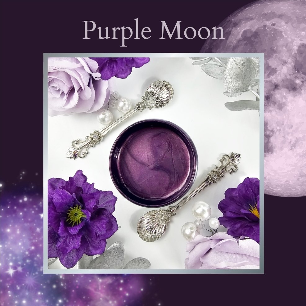 Paint Couture Lux Metallic Paint - Purple Moon - 1fl.oz image 0