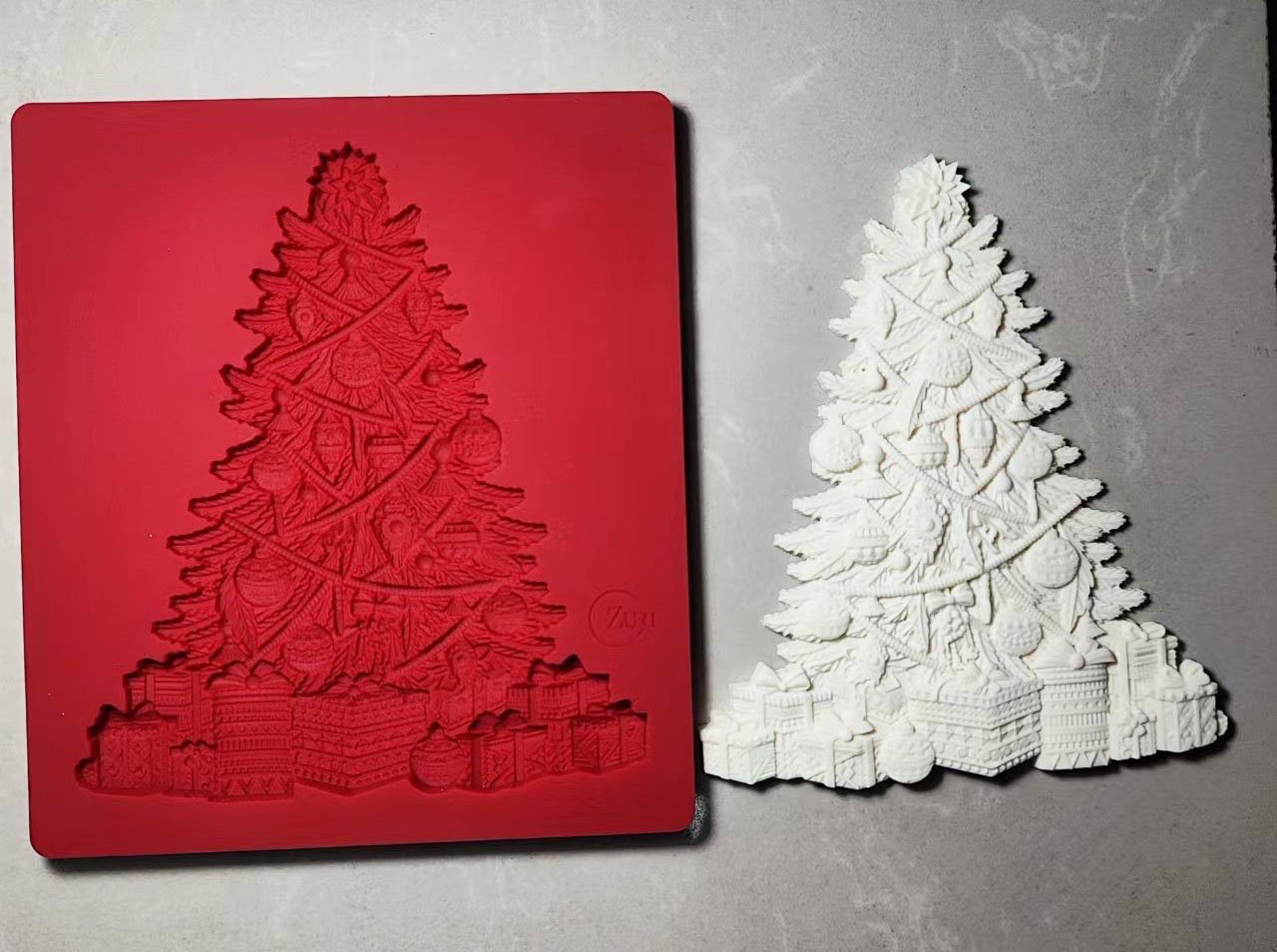 Bohemian Christmas Tree - Silicone Mold, Zuri Designs image 1