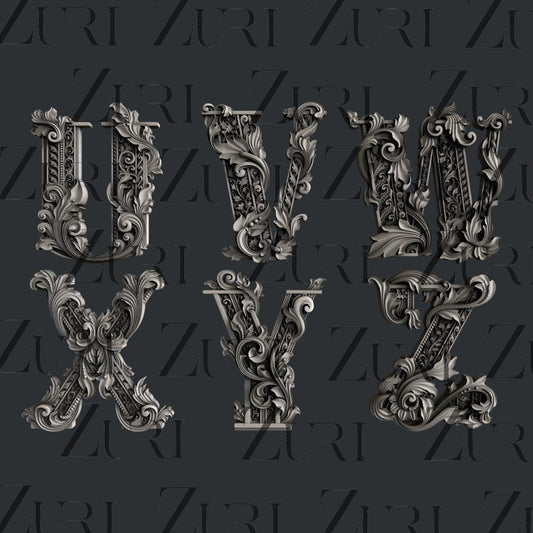 UVWXYZ Monograms image 0