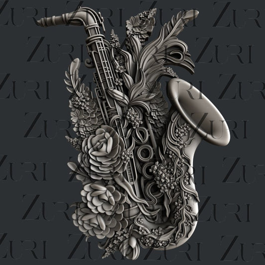 Floral Saxophone image 0