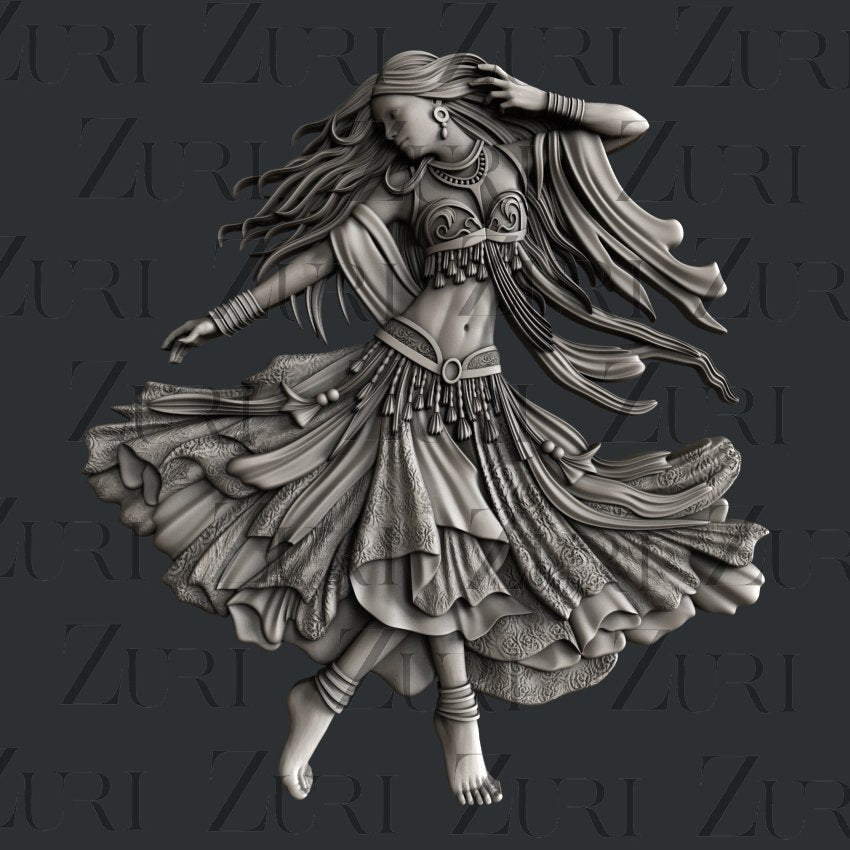 Gypsy Queen - Silicone mold by Zuri Designs image 0