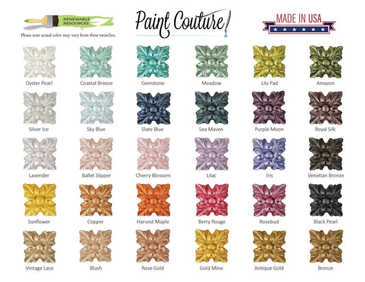 Paint Couture Lux Metallic Paint - Complete Set, 30 colors - 1fl.oz/each image 0