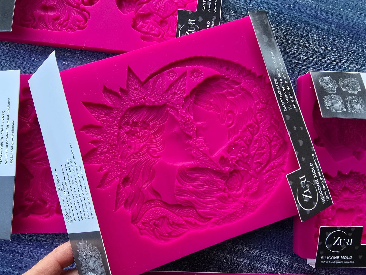 Celestial Lovers - Silicone Mold, Zuri Designs image 1