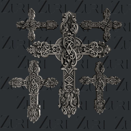 Ornate Crosses Set 2 image 0
