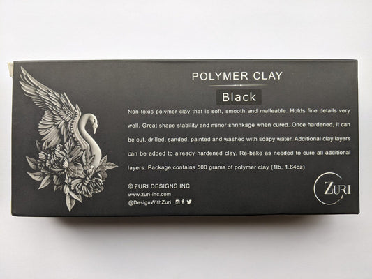 Polymer Clay - Black image 0