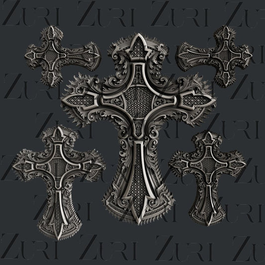Ornate Crosses Set 4 image 0
