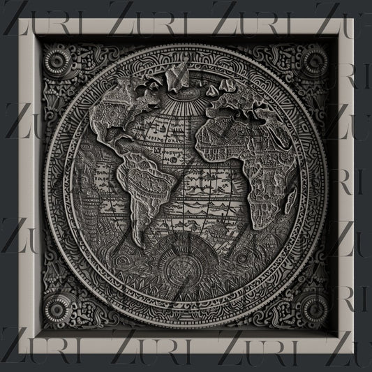 World Map Coaster image 0