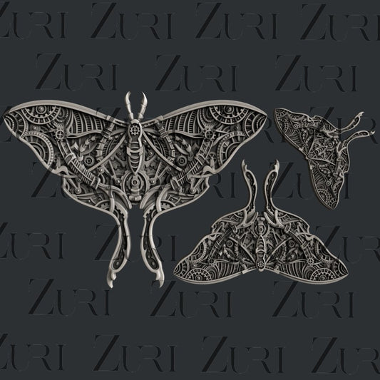 Steampunk Luna Moth image 0