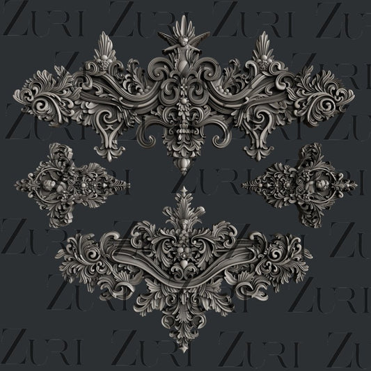 Baroque Ornaments Set 1 image 0