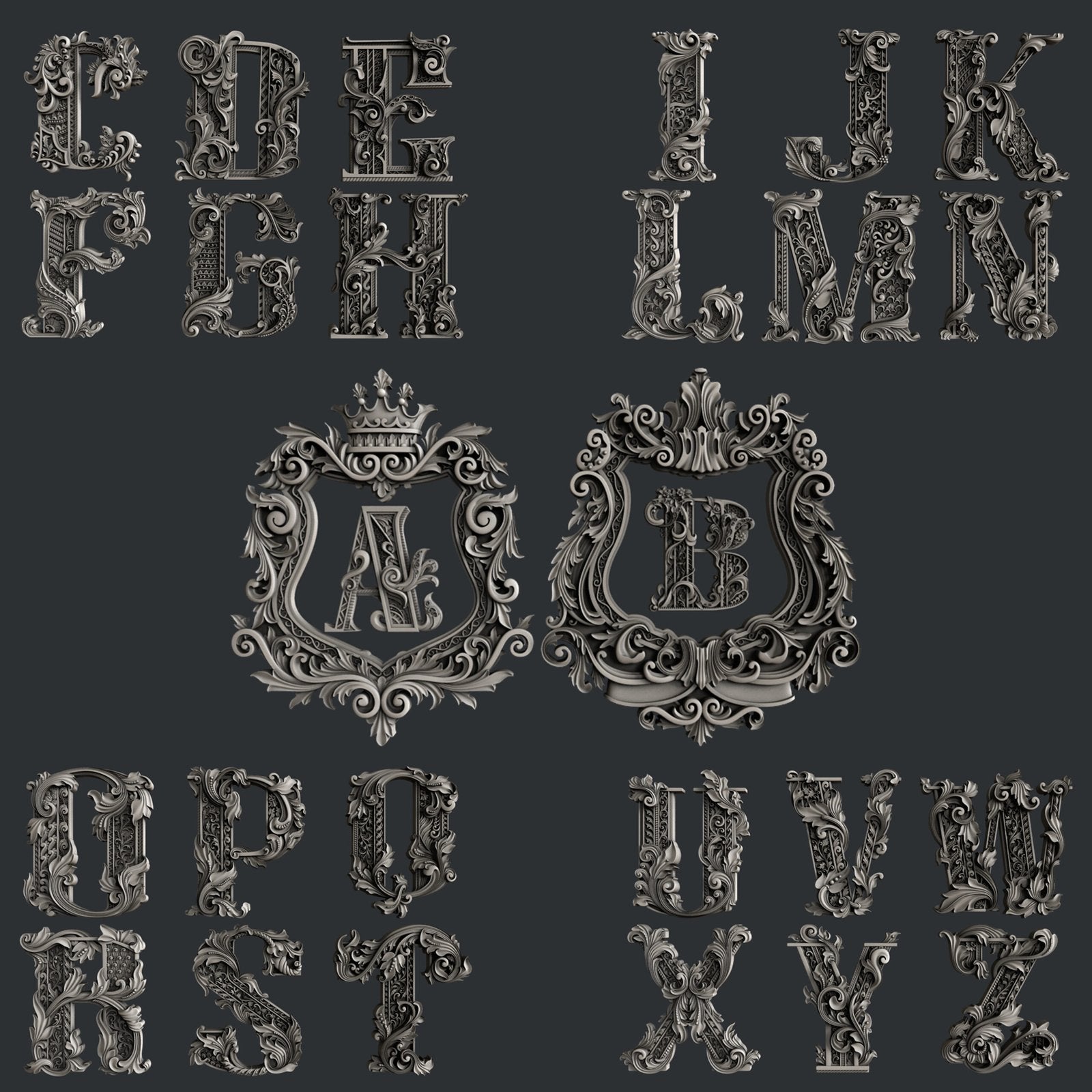Complete Monogram Set image 0