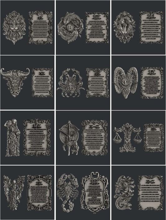 Complete Zodiac Set image 0