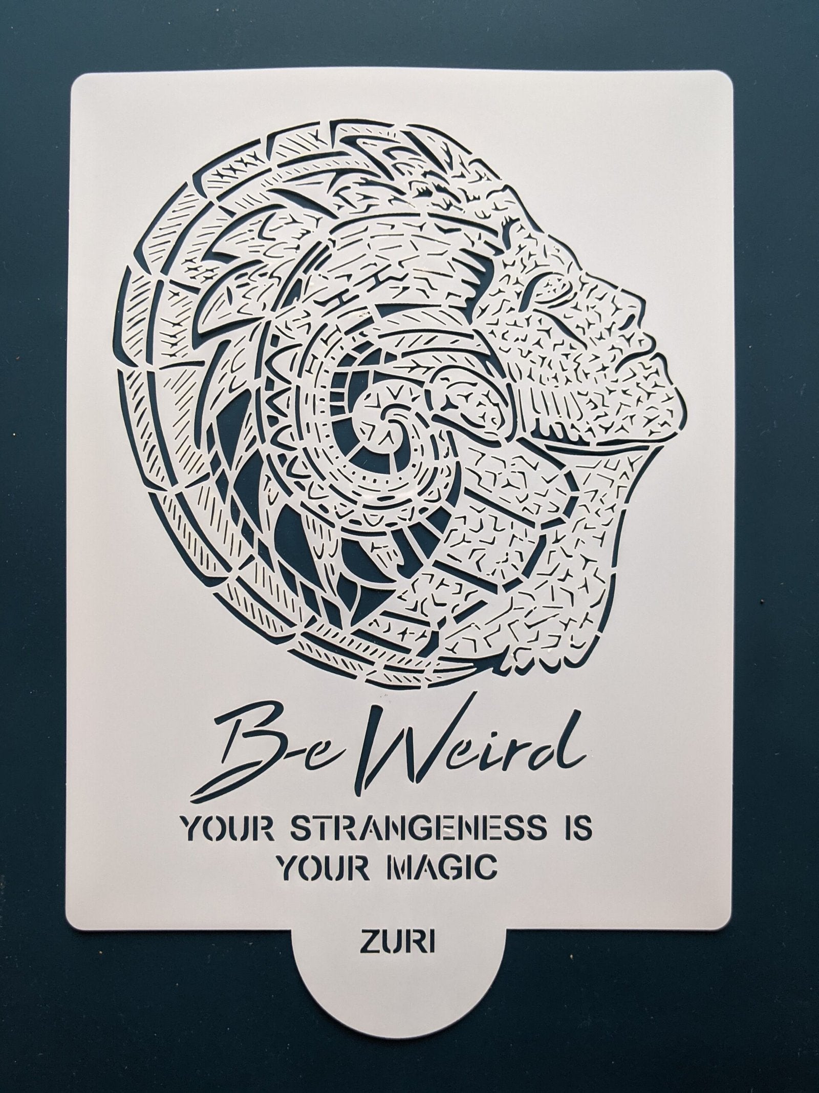 Be Weird - Stencil image 0