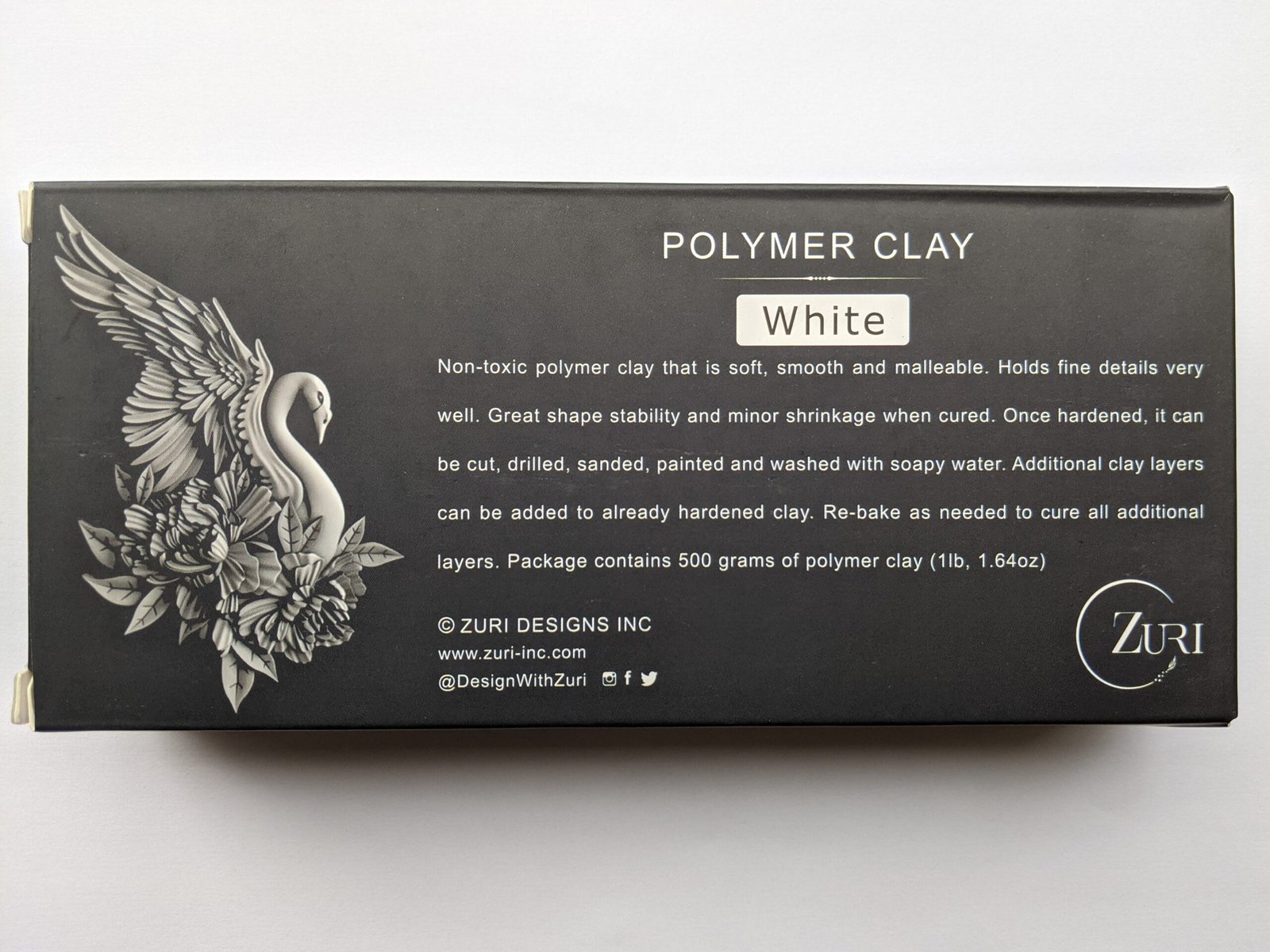 Polymer Clay – White – Zuri Designs Inc